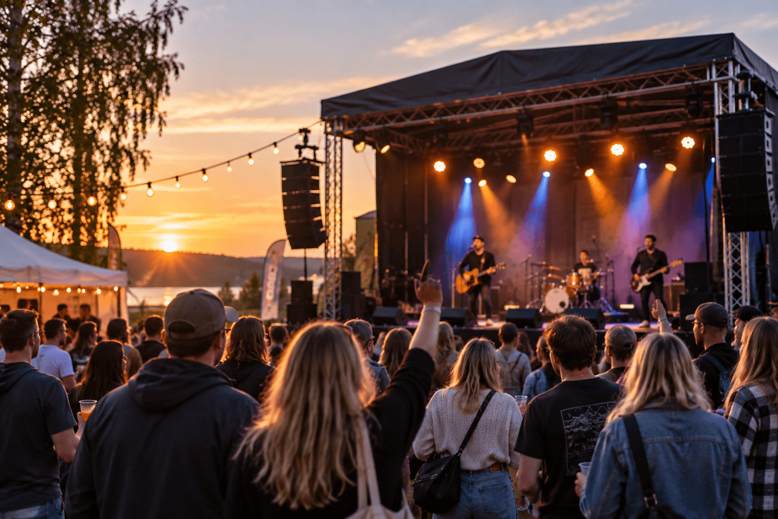 Utsnitt av Fredrikstad kommunes brev om støy i forbindelse med konserter på Lervik Sommerfestival 2026, datert 12. august 2026.