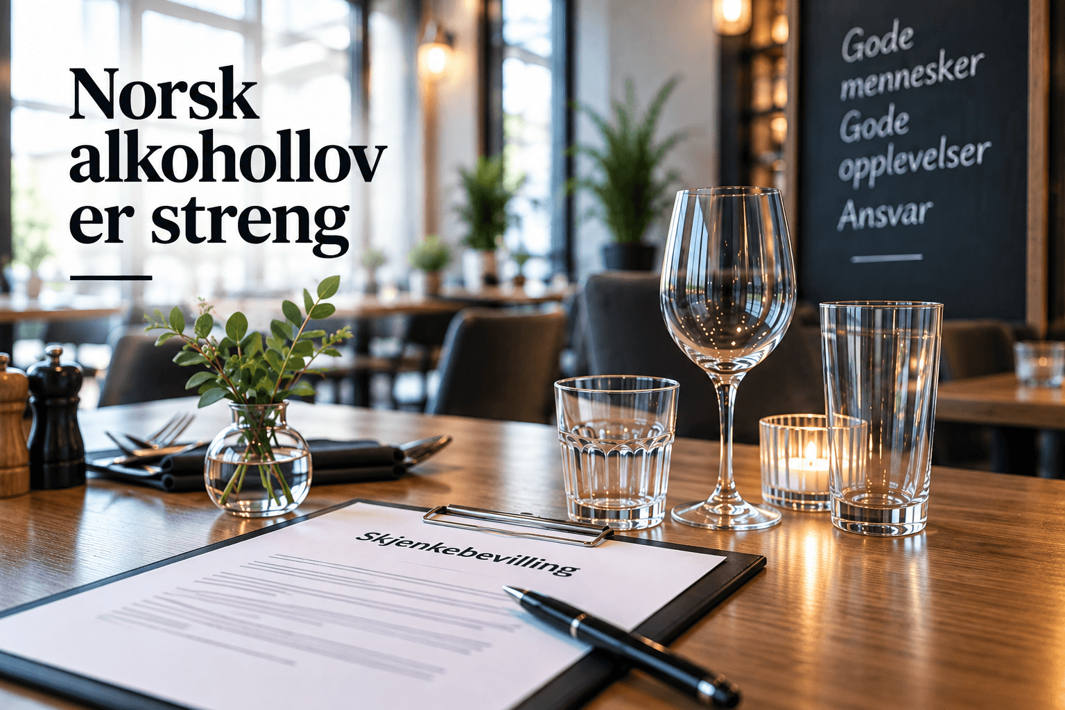 Et glass gyllent øl med skumkrone står på et værbitt trebord i sterkt sollys.